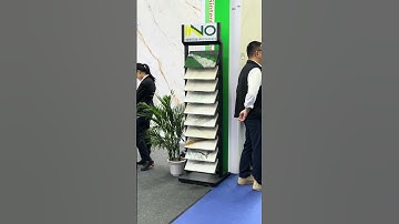 new design quartz stone tower display