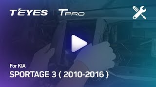 Teyes T-PRO Tesla Vertical Screen Head Unit - Installation Video Tutorial For Kia Sportage