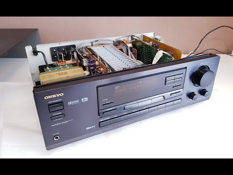 Onkyo TX-DS484 AV 5.1 Receiver (2000-01') - Look inside