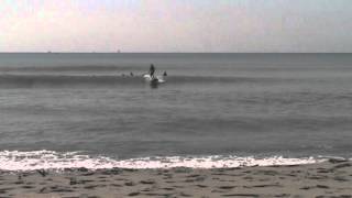 airSUP ® surfing inflatable stand up paddle board 96XV 9'6" at Kamakura, Japan small SUP waves