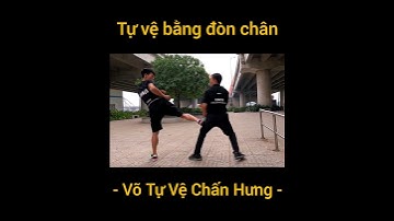Võ Tự Vệ - Ứng dụng đòn chân trong tự vệ. #nguyentientinh #votuve #mma #ufc #taekwondo  #boxing