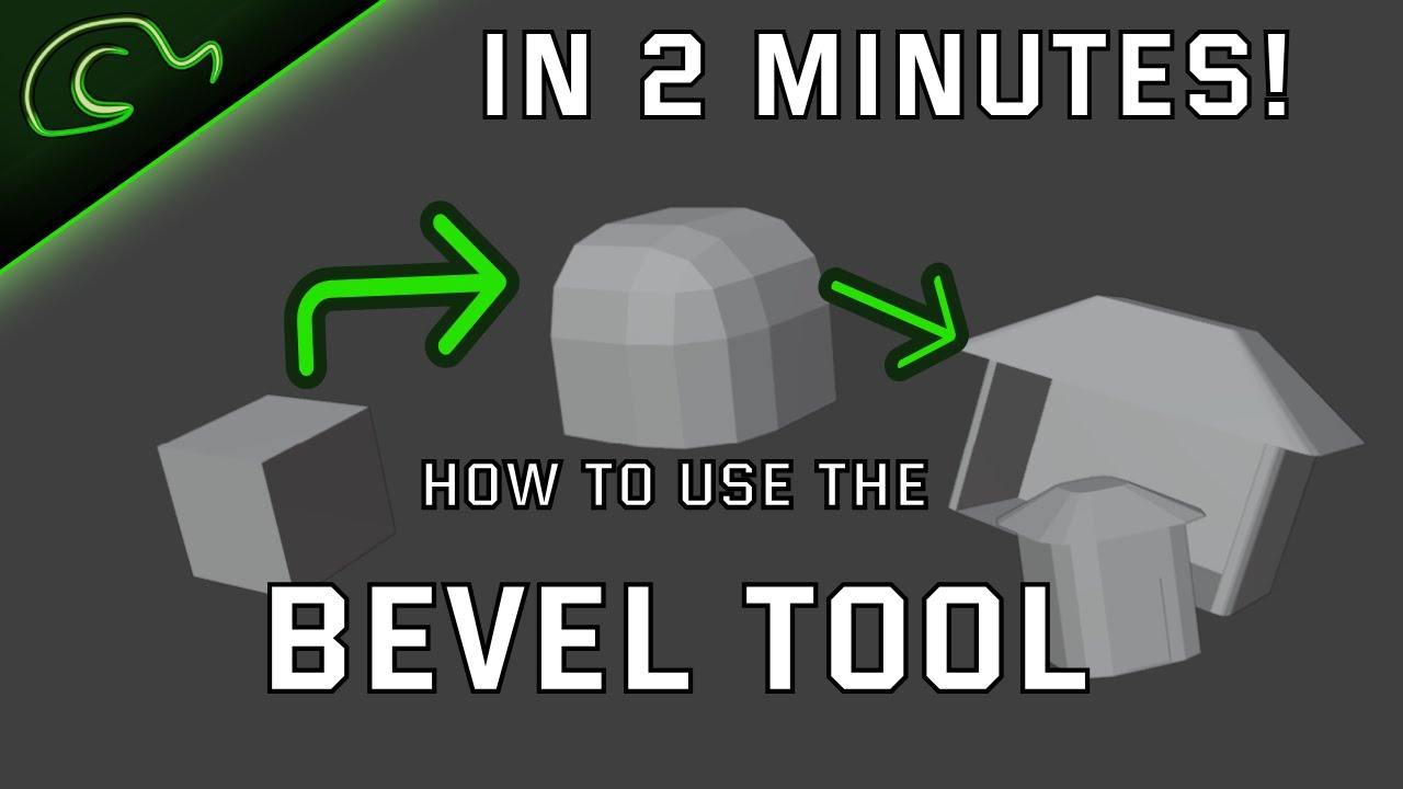 How to Use The Bevel Tool in Blender! [] Blender 4.0+ [] Blender ...