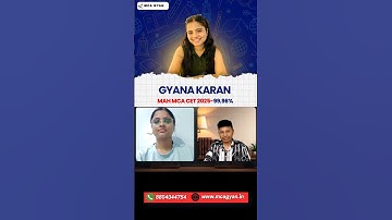 How to Score 99.96% in Mah Mca Cet 2026 II Part-1 #mahmcacet2026 #mcacetpreparation