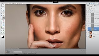 Retouching a portrait of Jade using Photoshop Elements 2020