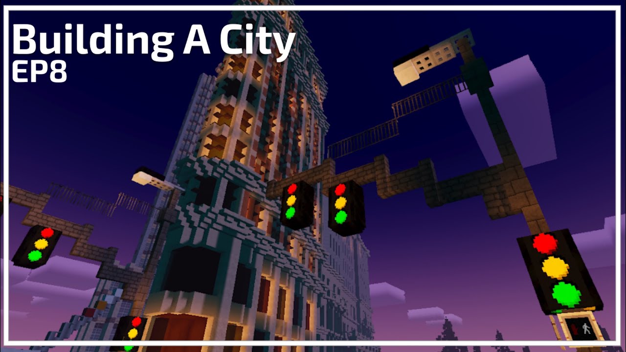 Building a City EP8 // Structure Fire // Minecraft Timelapse - YouTube