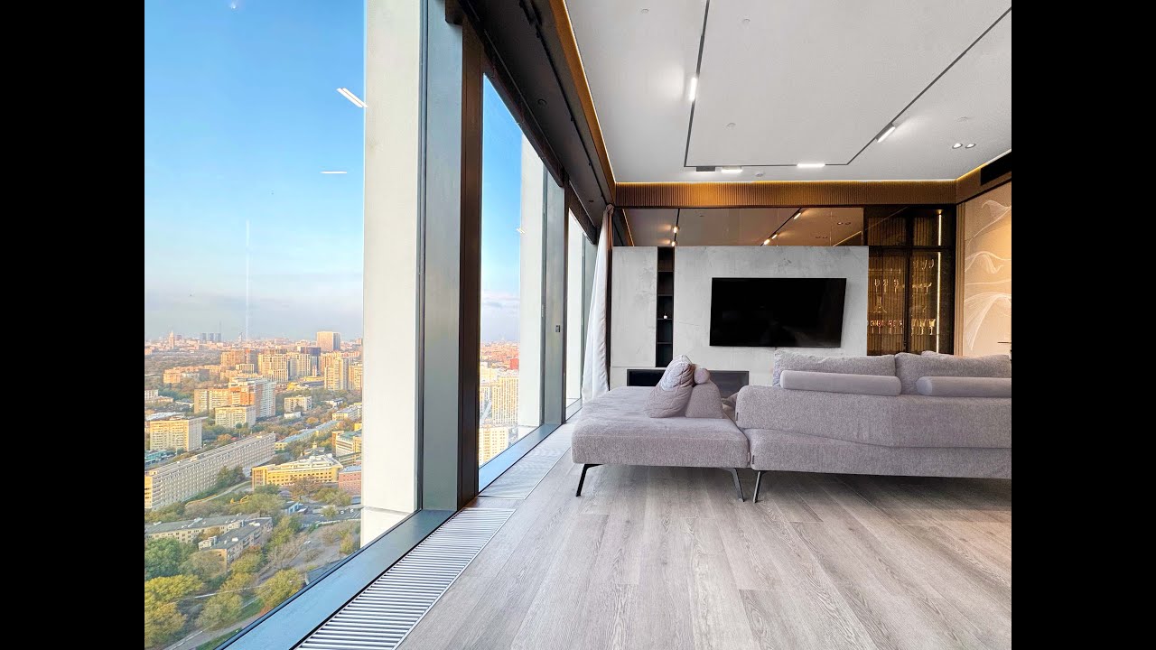 Шикарный апартамент Москва-Сити - YouTube