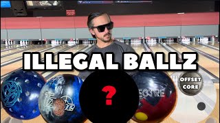 Bowling with SIX different ILLEGAL BOWLING BALLS