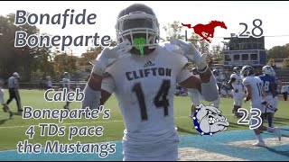 Clifton 28 Montclair 23 | Super Football Conference | Caleb Boneparte 4 TDs