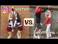 Brothers PRANK Sister: Recreating Her Instagram Photos *HILARIOUS*