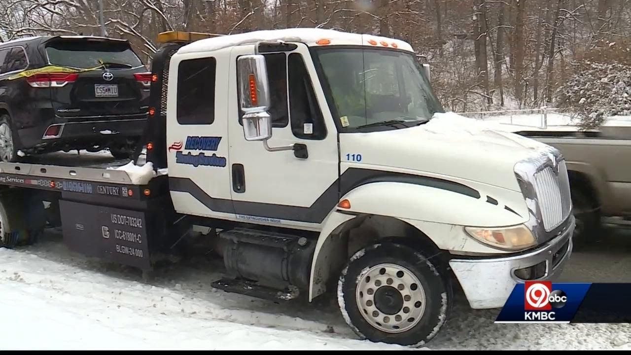 Kansas City tow truck drivers working overtime to keep up with