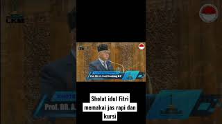 Viral Sholat Id Pake Jas Rapi Dan Duduk Kursi