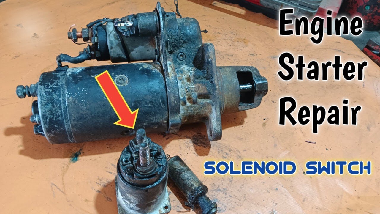 Rebuilding a Mercedes Starter Motor | Self Motor Solenoid Replace