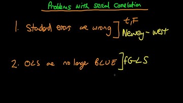 A Full Course in Econometrics Lecture 133 | How to Address the Issue of Serial Correlation
