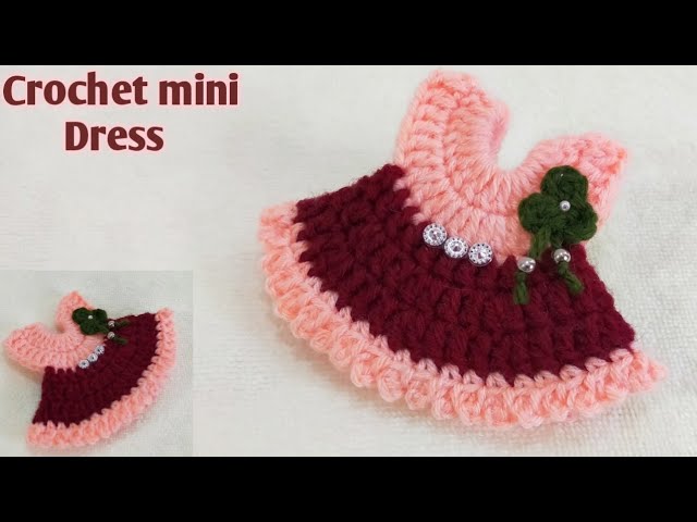 How to Crochet a Doll Dress for Bella. Part 2 A Beginner Friendly