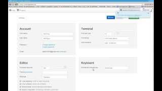 Changing your user name, email address, and password at https://cloud.sagemath.com