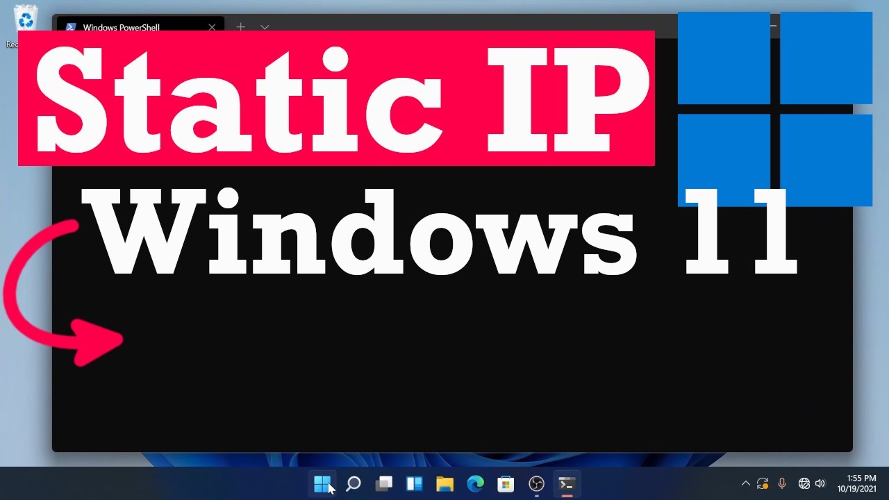 static ip address windows 11