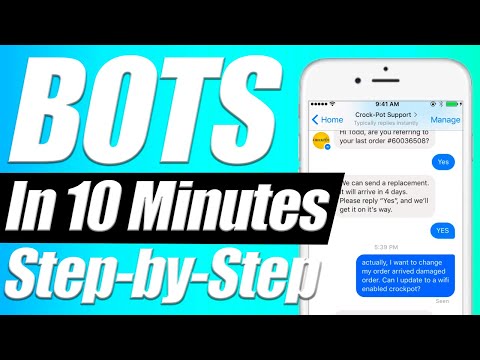 Facebook Bot Setup | Easy Facebook Chatbot Tutorial