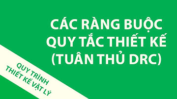Các Ràng buộc Quy tắc Thiết kế (Tuân thủ DRC)