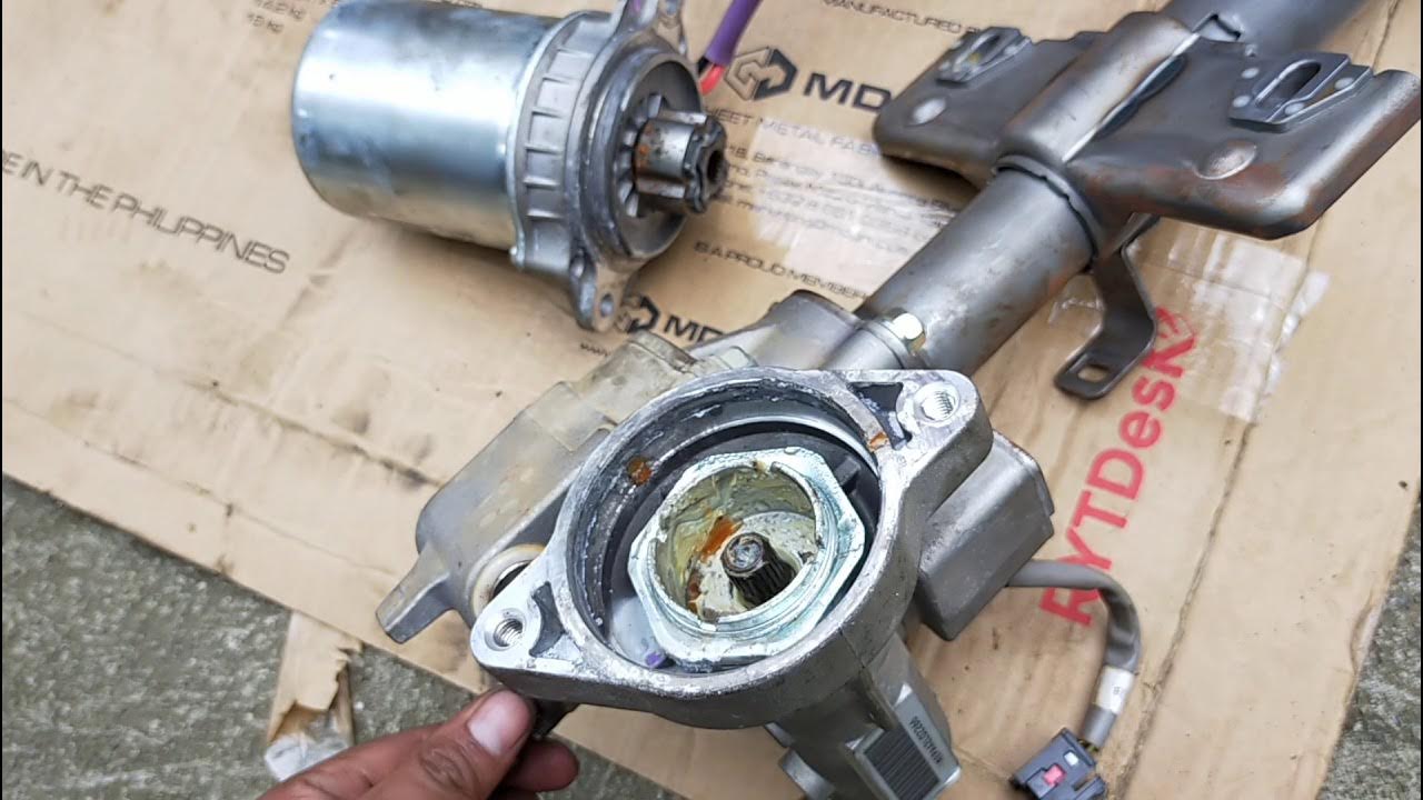 Maingay na Steering column / Nabahang EPS Hyundai accent - YouTube