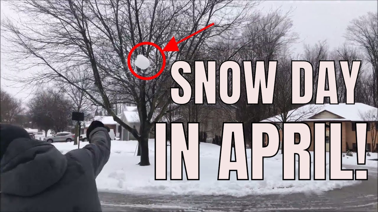 A Snow Day In MID APRIL In Canada 2018 NO SCHOOL TODAY a-snow-day-in-mid-april-in-canada-2018-no-school-today