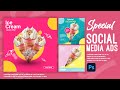 Photoshop Tutorial: social media post for Graphic Designer 2021