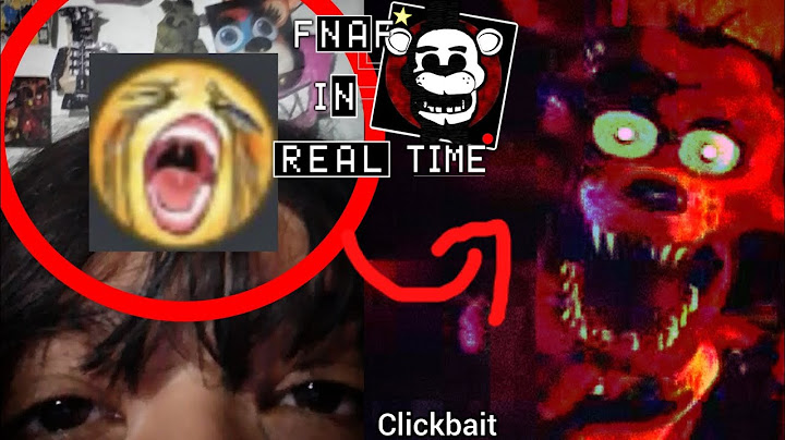 AHORA SE MUEVEN EN TIEMPO REAL- FNAF EN TIEMPO REAL