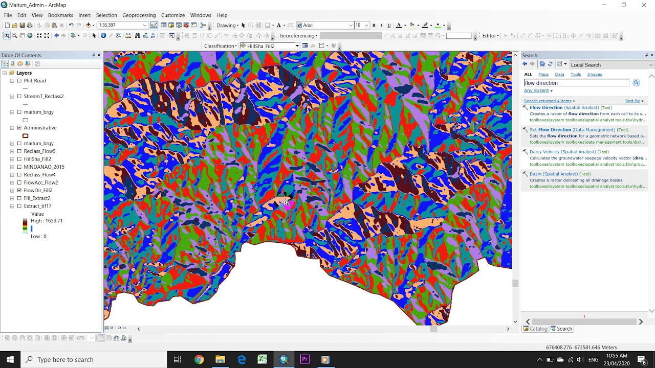 How to create rivers in ArcGIS - YouTube