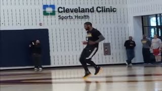 Kyrie Irving does the Running Man Challenge