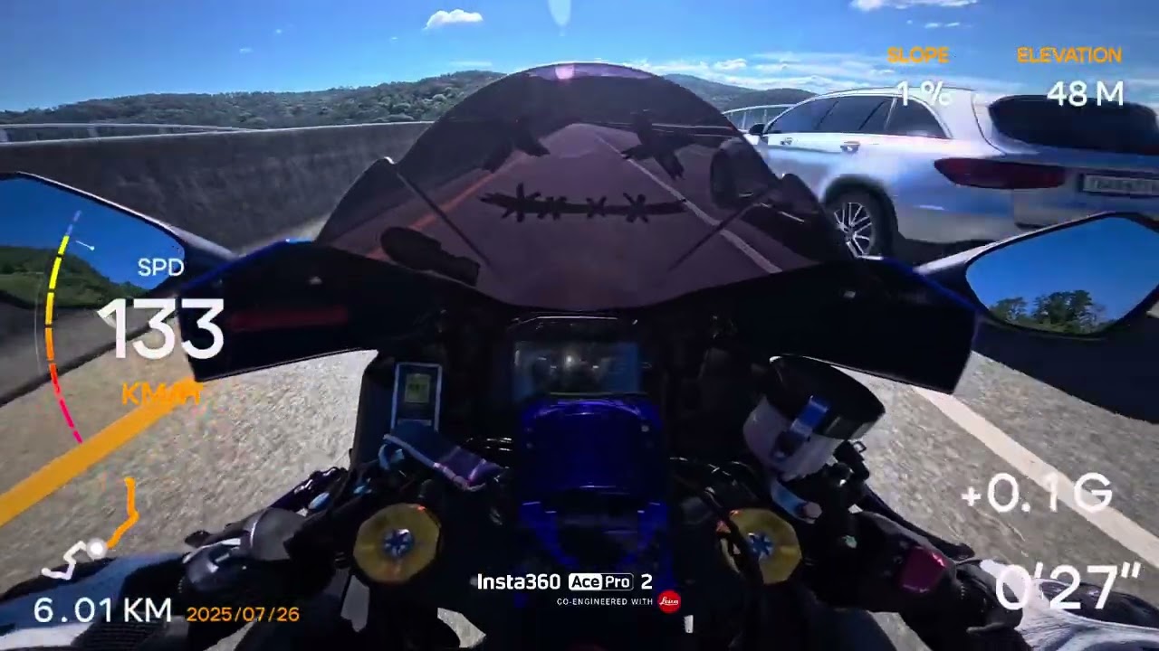 무더운 여름 퇴근길 영상 무편집#스즈키 #gsxr1000r #r1000r #suzuki #에이스프로2 #insta360 