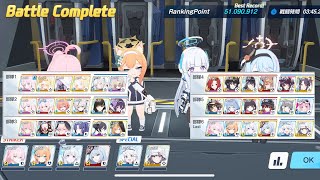 【ブルアカ】 総力戦 イェソド 市街地戦 lunatic 6pt 51090912