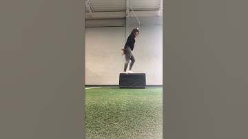 Box Jump to Depth Drop to Vertical Jump (CMJ)
