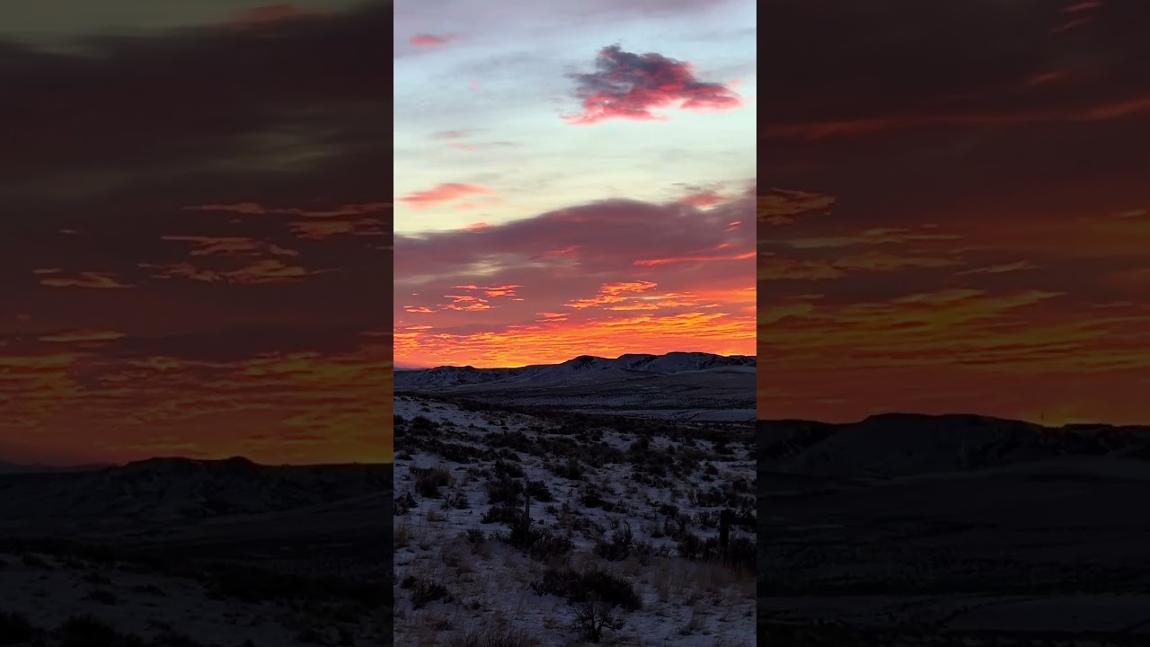 Nothing like a Wyoming sunrise 🌄 