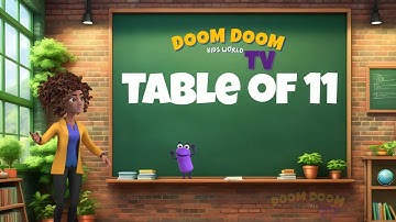 Learn Multiplication Table of Eleven 11 x 1 = 11,Times Tables Practice, Table of 11, gyarh ka pahada