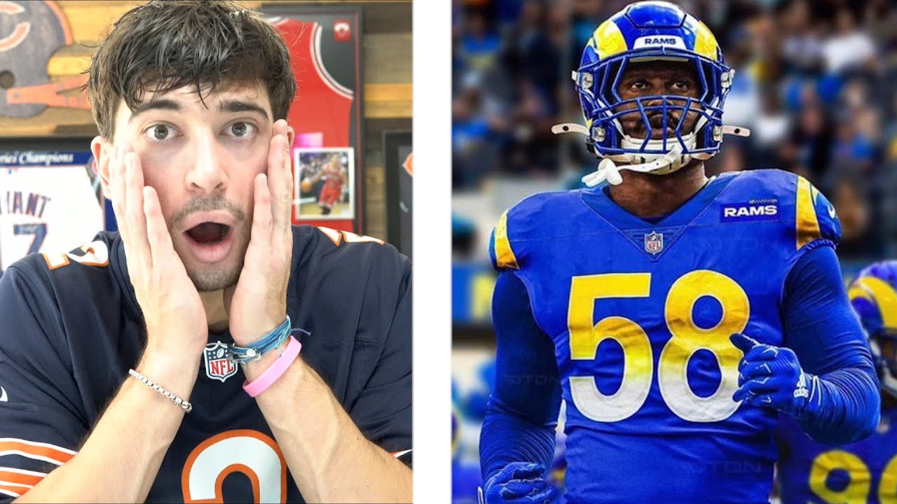 Bears Fan Reacts to Von Miller Traded to Los Angeles Rams! - YouTube