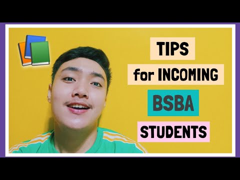 TIPS FOR INCOMING BSBA STUDENTS Part 1 Paulo Mesina VLOGS 