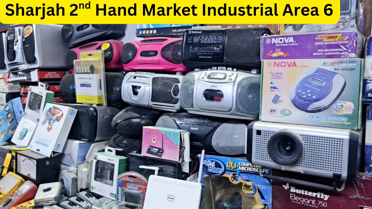 Sharjah 2nd Hand Market Industrial Area 6 | Cheapest Market in Sharjah uae 🇦🇪 | @anaya2663 