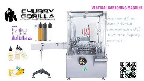 automatic vertical type bottle cartoning machine testing video for small carton boxing equiment