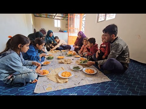 The efforts of Majid's nomadic family and nearing the end of building the house