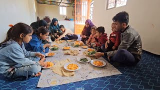 The efforts of Majid's nomadic family and nearing the end of building the house