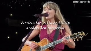 taylor swift - i think he knows (türkçe çeviri) | live from the eras tour Resimi