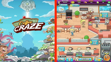 Coffee Craze - Idle Barista Tycoon - (by Fiveamp) - Gameplay Trailer iOS - Android