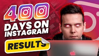Instagram Growth Results After 400 DAYS