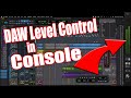 How to control daw playback level from within uad apollo console