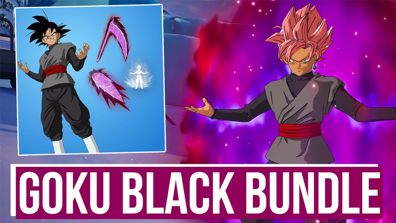 New GOKU BLACK Bundle In Fortnite! (Gameplay & Review) 