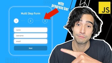 Vanilla JS Project: Multi Step form in HTML, CSS & OOP Javascript