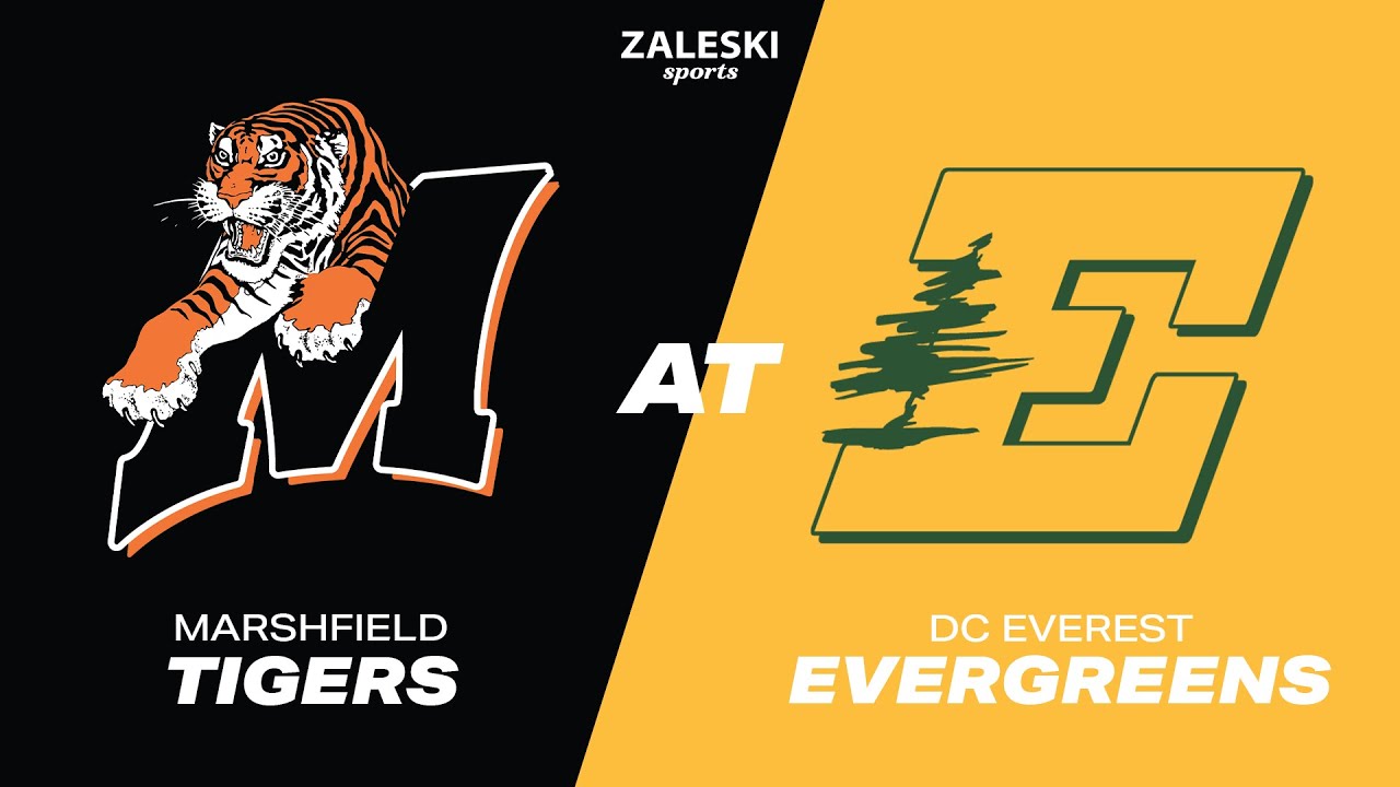 Marshfield at DC Everest 2024 WIAA Hockey YouTube