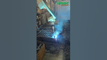 Mechanical Arm Welding Powering the Creation of Roll Container.