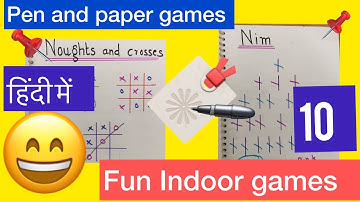 PEN AND PAPER GAMES IN HINDI FOR KIDS
