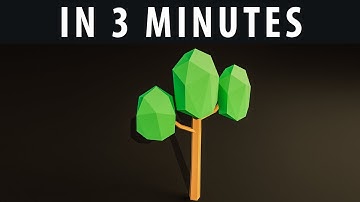 How To Create A Low Poly Tree In 3 Minutes [Tutorial]