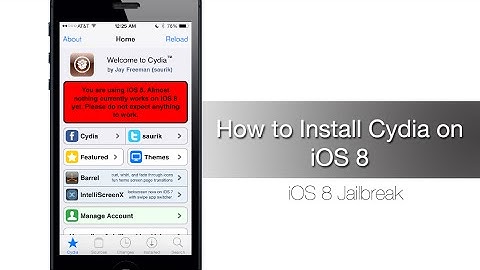 How to install Cydia on iOS 8 – iOS 8.1 - iPhone Hacks
